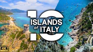 Italy  Top 10 Most Beautiful Islands to Visit | 4K Travel Guide