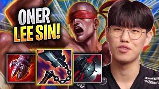 ONER IS A GOD WITH LEE SIN! - T1 Oner Plays Lee Sin JUNGLE vs Kindred! | Season 2023