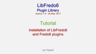 LibFredo6 - installation - 2 Jun 2017