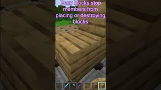 Did you know about Minecraft allow and deny blocks #minecraft #minecraftfacts #shorts #javavsbedrock