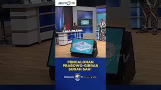 Pencalonan Prabowo-Gibran Sudah Sah! #shorts