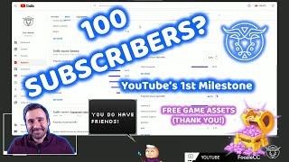 Road to 100 Subscribers! YouTube Analytics, Upgrades, and Thank You (Free Game Assets!)