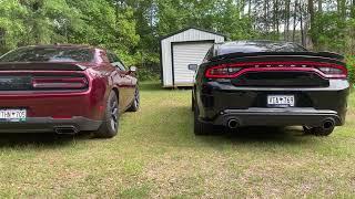 2020 Dodge Challenger 5.7 and 2021 dodge Daytona charger 5.7 stock exhaust ￼