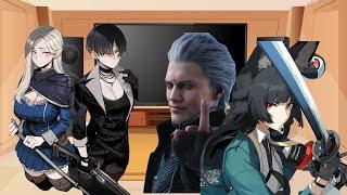 (NTR) Bad Ending Party React To Lihan as vergil+miyabi as lihan daughter