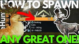 How to SPAWN ANY Great One EASILY in theHunter: Call of the Wild!!!