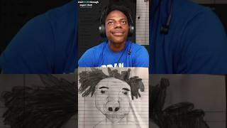 Speed reacts Fan Art  #ishowspeed #ronaldo #shorts