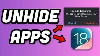 iOS 18: How To Unhide Apps On iPhone