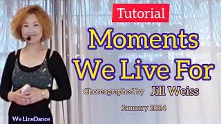 Tutorial : Moments We Live For linedance