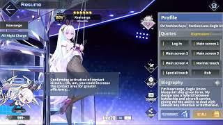 Azur Lane: New USS Kearsarge L2D Skin Talk & Move (All-Night Charge)