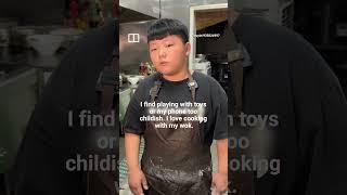Ambitious boy dreams of taking parents’ diner global #shorts