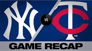 Yankees slug 3 homers in 10-7 win | Yankees-Twins Game Highlights 7/24/19