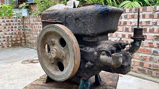 Old D15 diesel engine fully restoration | Restore and repair old D15 diesel engine