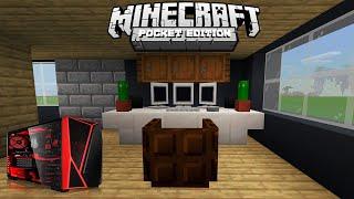 КАК ПОСТРОИТЬ ИГРОВОЙ КОМПЬЮТЕР В MINECRAFT PE БЕЗ МОДОВ? МАЙНКРАФТ BEDROCK EDITION (TUTORIAL)