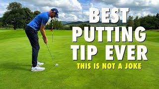 The BEST Putting Golf Tip Ever! THIS IS NOT A JOKE