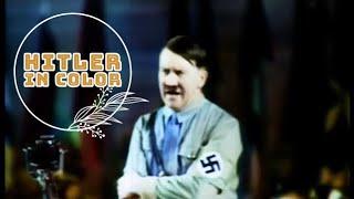 Adolf Hitler Speech in Color 1933 | State of Nazi Union