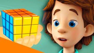 How do I solve a puzzle cube? | The Fixies | Animation for Kids | Learning with Tom