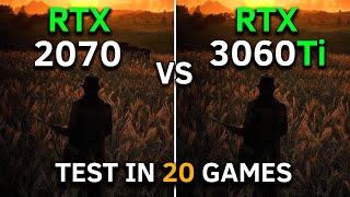 RTX 2070 vs RTX 3060 Ti | Test In 20 Games at 1080p | 2024