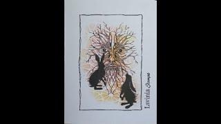 Eileen Godwin's Hallaganza Green man Card video tutorial!