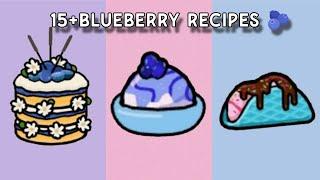 New 20+ Blueberry Recipes 🫐 in tocaboca//tocaboca recipes