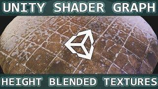 Unity Shader Graph Tutorial: Height Blended Vertex Painting.