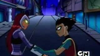 Robin meets Starfire