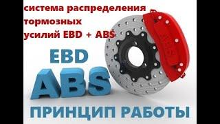 Система распределения тормозных усилий EBD ABS принцип работы