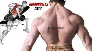 6 BEST BACK EXERCISES WITH DUMBBELLS ONLY AT HOME OR AT GYM