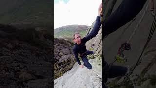 how I use a micro traxion when practising a climb.
