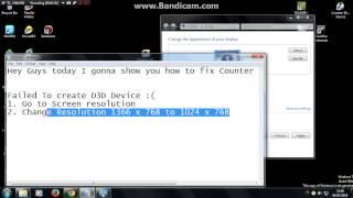 How to Fix Failed to create D3D Device Counter Strike Global Offlensive