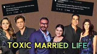 TOXIC MARRIED LIFE OF BOLLYWOOD COUPLES | WHY DO THEIR WIVES NOT LEAVE THEM | EXTRA MARITAL AFFAIRS