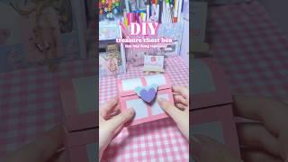 DIY Treasure Chest Box#diy #shorts #craft #handmade #foryou #creative