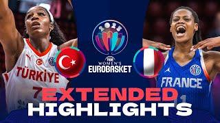 Turkiye  v France  | Extended Highlights | FIBA EuroBasket Women 2025