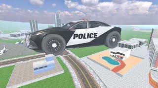 Franklin Found Giant Police Cars in Indian Bike Driving 3D