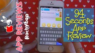 94 Seconds App Review | Rachybop