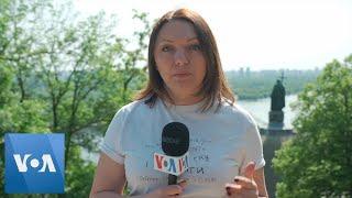 VOA's Myroslava Gongadze Reports on Russian Drone Attack in Kyiv | VOA News