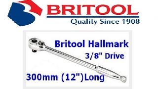 Britool Hallmark 3/8" Dr. Extra Long CR-V  MR280 ratchet.