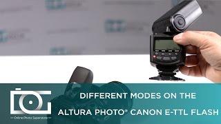 TUTORIAL | Modes Settings On E-TTL Flash for CANON (AP-C1001) | By Altura Photo®