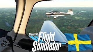 Formation Flying in VR over Sweden - Microsoft Flight Simulator with SizzlingPopcorn