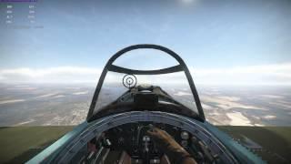 Взлет-Штопор-Посадка  на И-16 в War Thunder