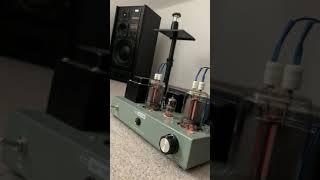Radiotehnika s150 HiFi Speakers With Chinese FU19 Tube Amp 3,5 Watt