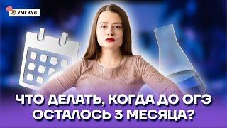 Что делать, когда ОГЭ осталось 3 месяца? | Химия ОГЭ 2022 | Умскул