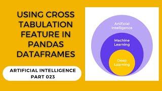 using cross tabulation feature in pandas DataFrame | Artificial Intelligence - Part 023