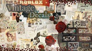 Decals Codes 200+ Vintage Decals & Cork board Decals | Decals Ids | Bloxburg ROBLOX