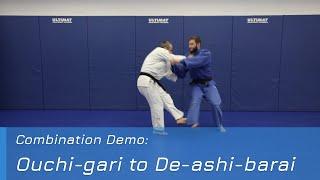 Ouchi-gari to De-ashi-barai - Combination demo