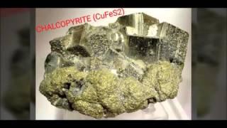Minerals of Copper, Iron & Zinc
