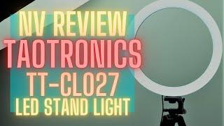 NV Review - The TaoTronics TT-CL027 12"Tri-Colour Ring Light