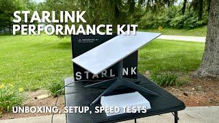 Testing Starlink's New 1 Gig Performance Dish | Unboxing, Setup, Speeds