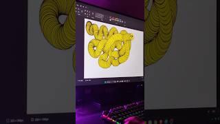 Real Snake Drawing in MS Paint #shorts #mspaint #mspaintdrawing #viralshorts