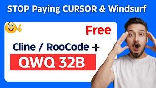 Cline + QWQ 32B : Free AI Coding Agent! Develop a Full Stack Apps! | CURSOR Alternative