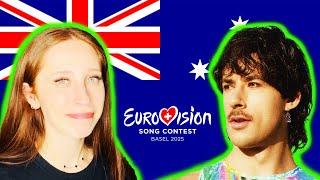 LET'S REACT TO AUSTRALIA'S SONG FOR EUROVISION 2025 // GO-JO "MILKSHAKE MAN"